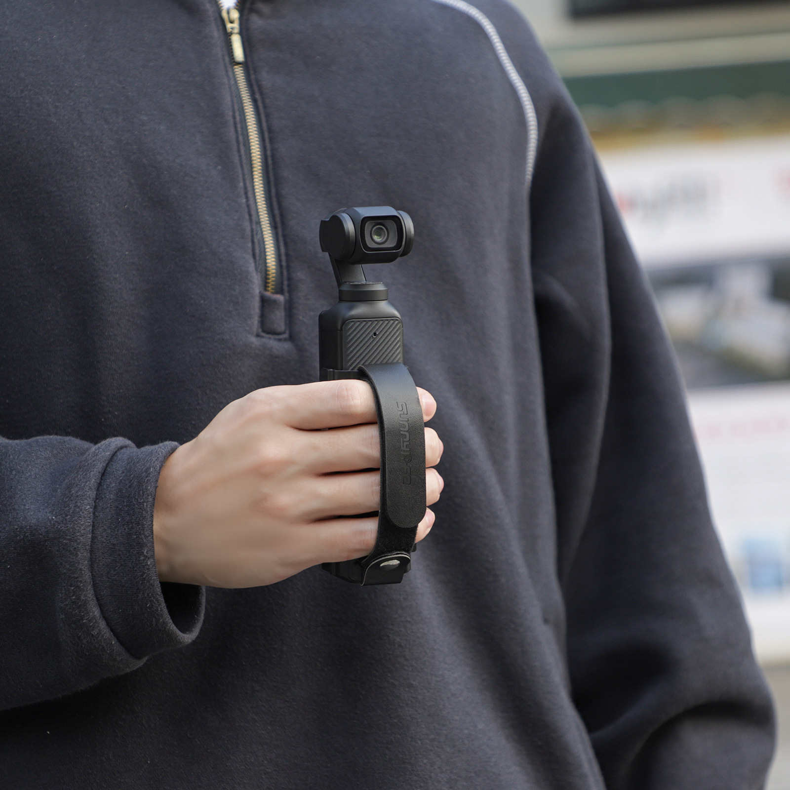 Sunnylife Osmo Pocket 3 Extended Cold Shoe Mount for Stability with Ergonomic Hand Grip-image-1066424039