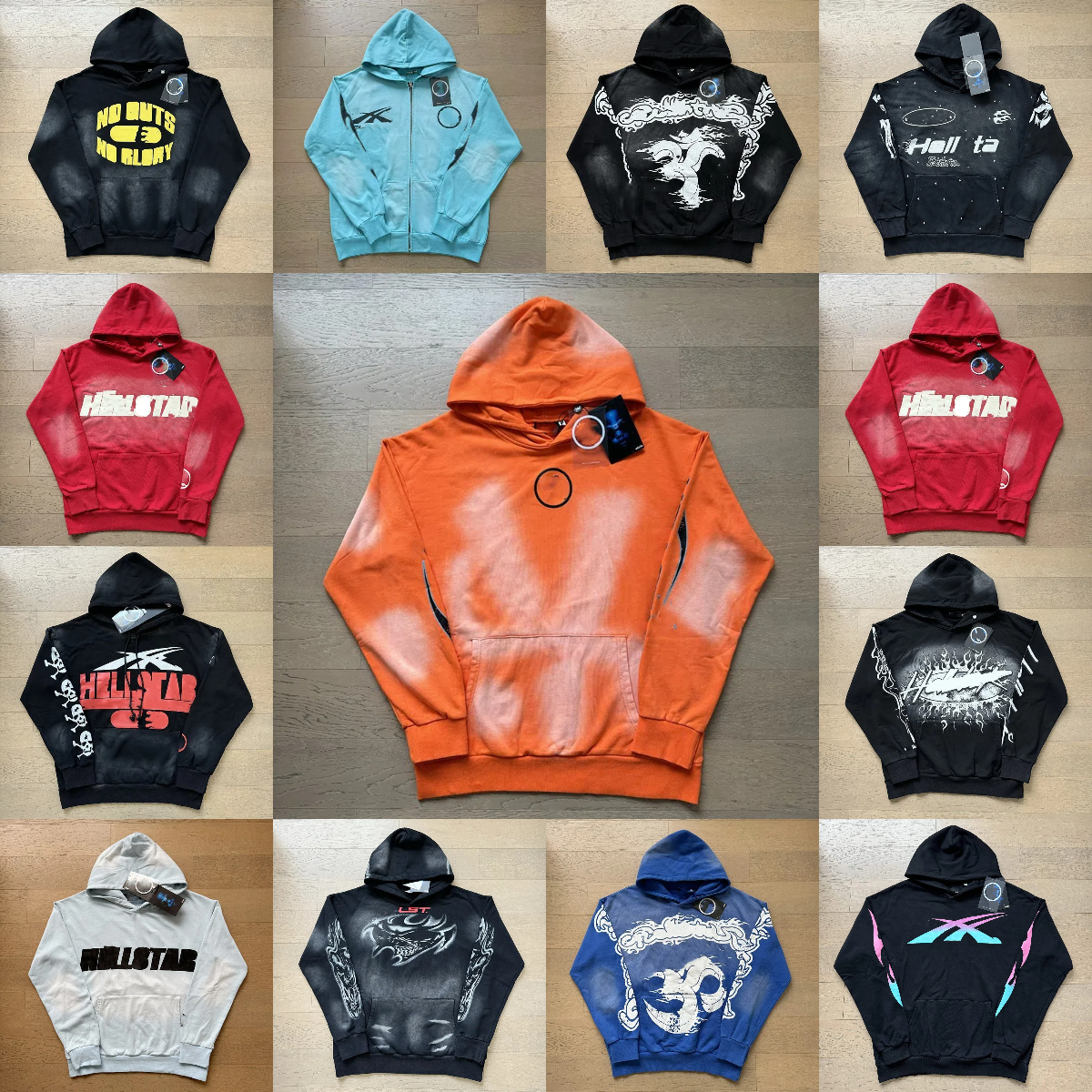 Y2K Men&#039;s Hoodie Unisex Designer Hooded Hoodie - Long Sleeve Loose Fit American Style Hip Hop Style for Autumn&Spring-image-746600124