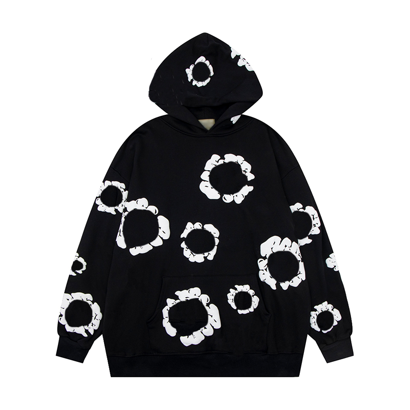 Men's Hoodies Designer Hoodie Mens Street Hip Hop Sweatshirt Round Neck Pullover Printed Casual Loose Cea