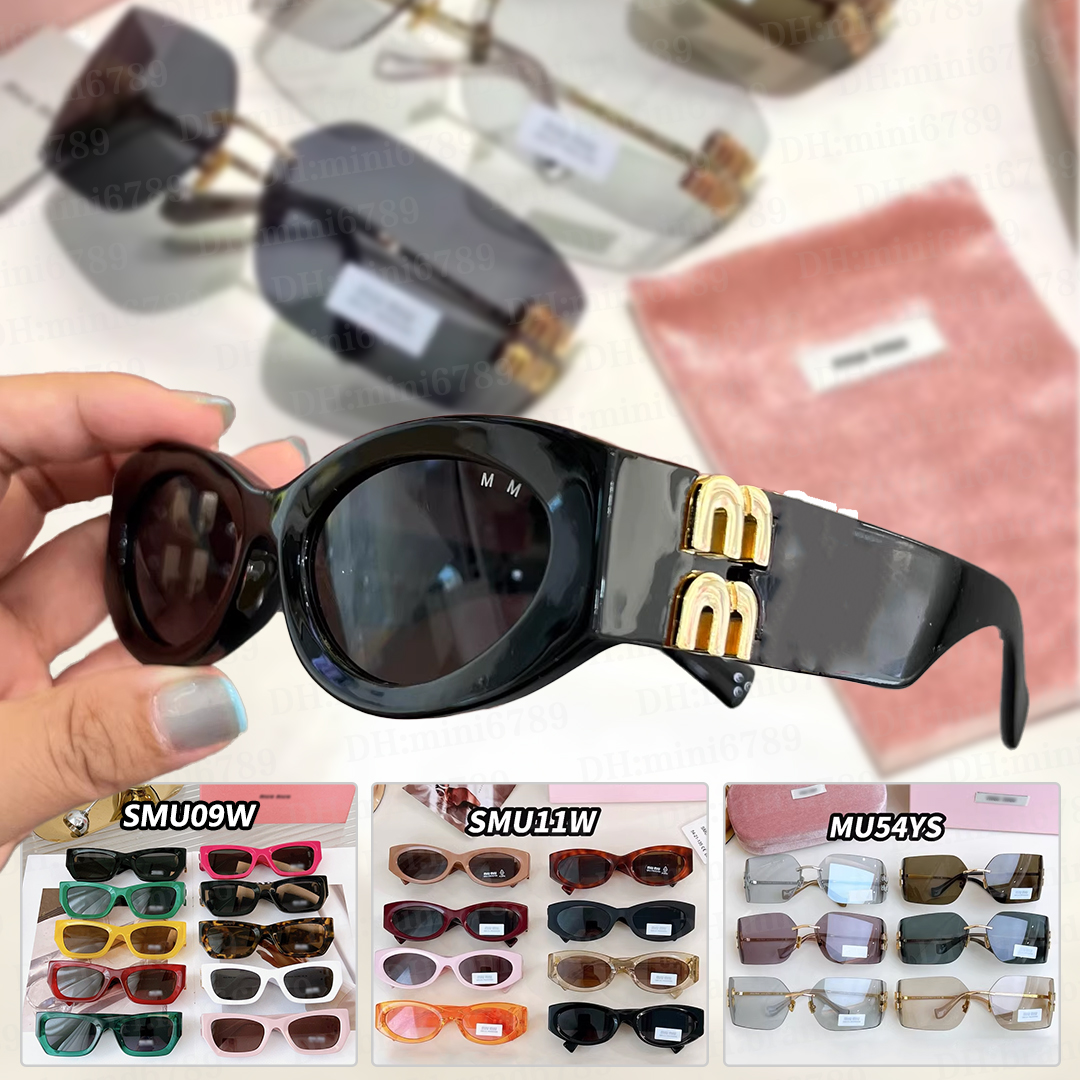 Luxury women's sunglasses SMU IMIU 2025 fashion designer trend glasses 06ZS/07/51/52ZS 53Y 54Y 09WS 11WS classic brand glasses curved lens sung