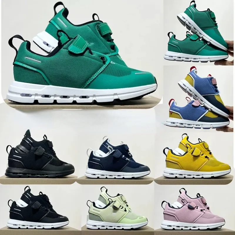 2025 Kids running shoes Youth Infant Toddlers designer Trainers Boys Girls kid shoe sneakers pink green yellow boy children sneaker