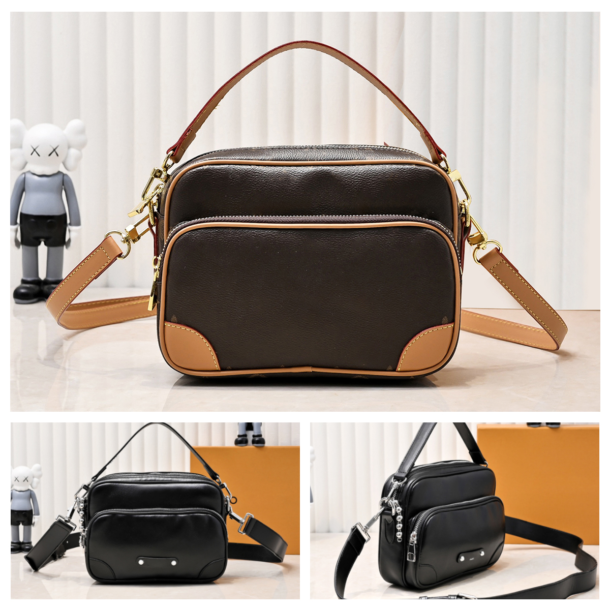 Womens Casual Bags Vintage Messenger bag Shoulder Bags luxurys designer mini crossbody bag tote bag new wave multi pochette purse mini Shoulder hand