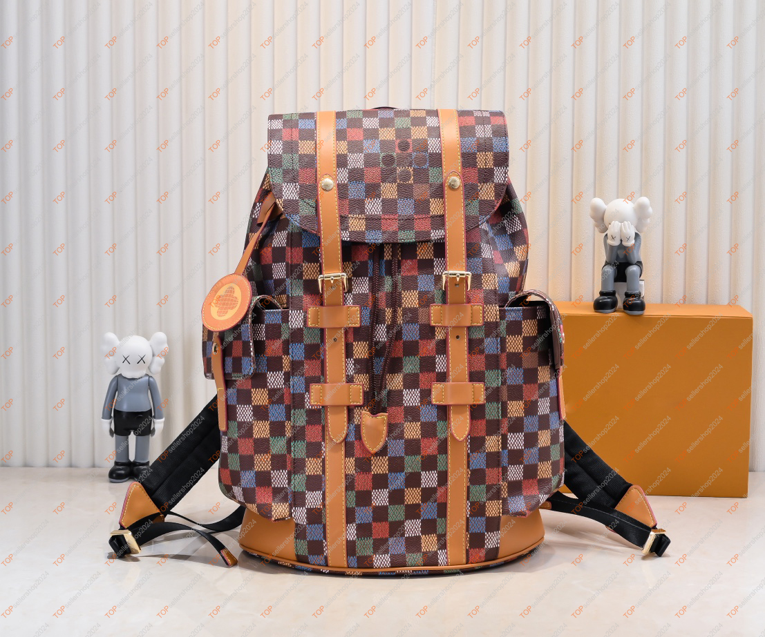 Sac à dos Designer Christopher Luxury Men de sport extérieur pour hommes Haut-sac de haute qualité