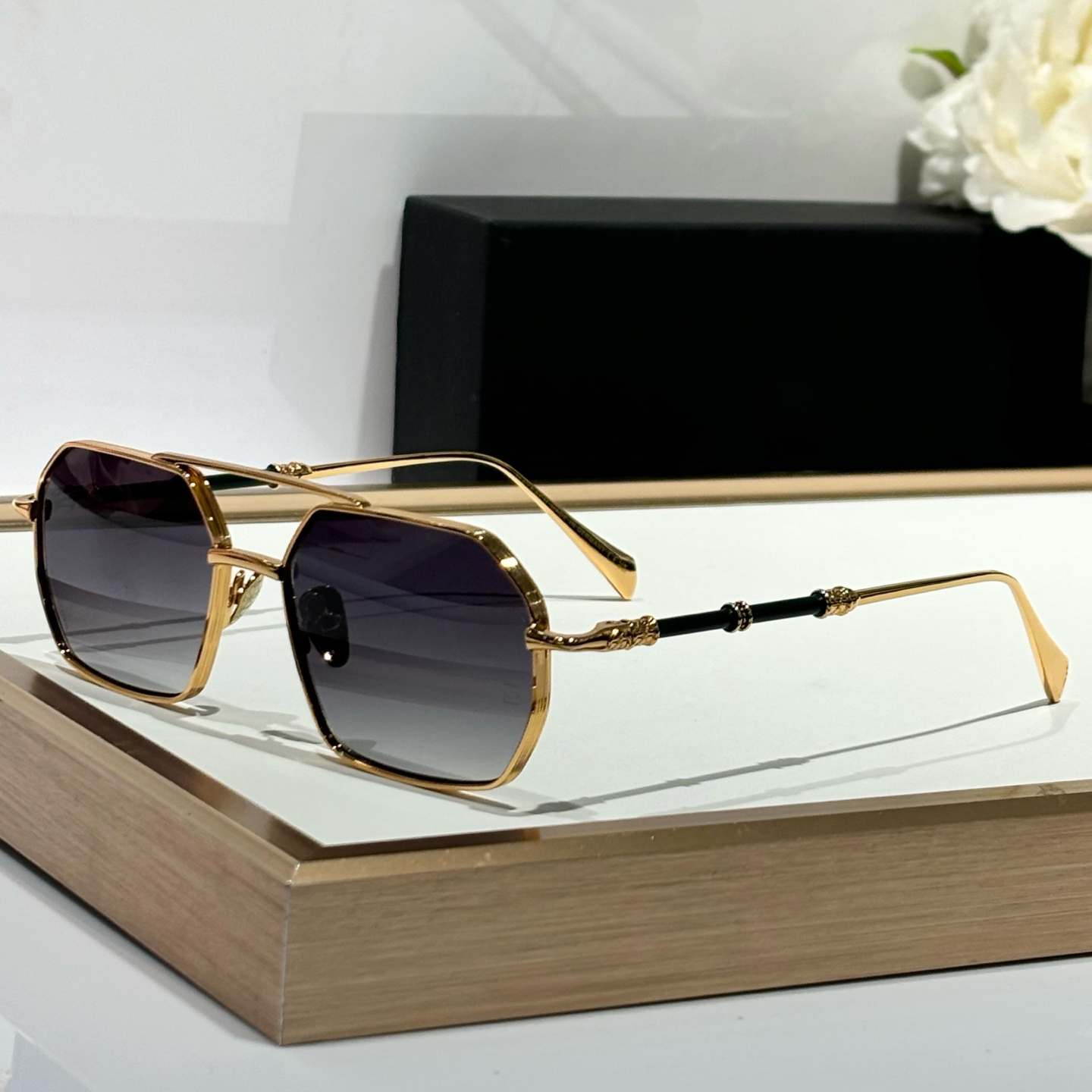 Sunglasses For Men Women Classic THE Z139 Fashion Popular Summer Outdoor Beach Business Drive Style Anti-Ultraviolet Metal Hexagon Full Frame Gla