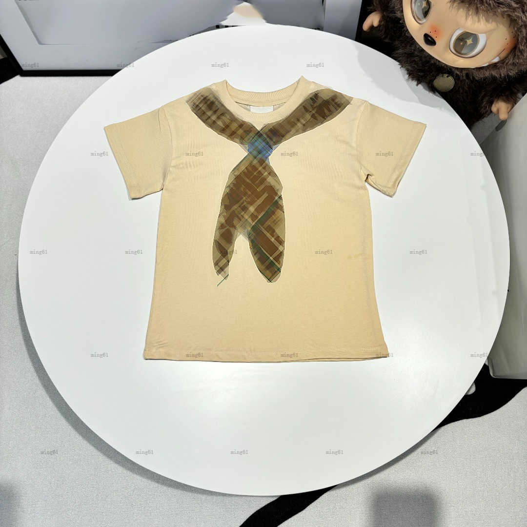 Brand baby T-shirt Various styles child tshirt High quality kids designer clothes Silk scarf pattern printing boys girls Short Sleeve tees-image-1041908627