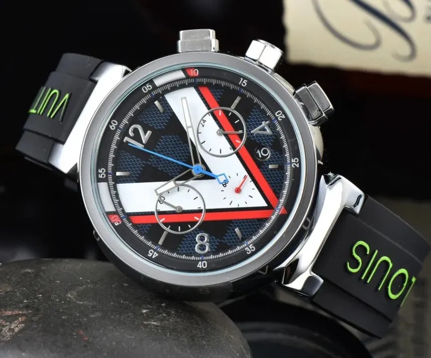 hot sell TAMBOUR QBB160 luxurious designer quartz movement watches men high quality luxury mens watch Full Function multi-function montre Clocks