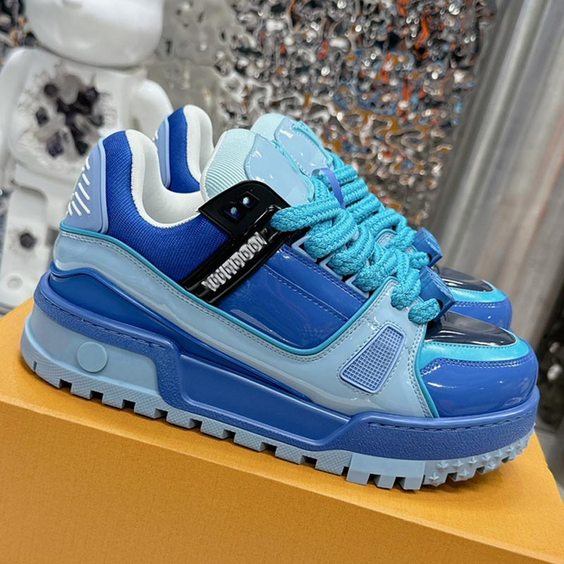 Designer Trainer Men Sneakers Fashion Oversized Women Sports Shoes Leather Upper Anti slip Rubber Thick Bottom 25SS Spring New Brand Mens Casual Ska