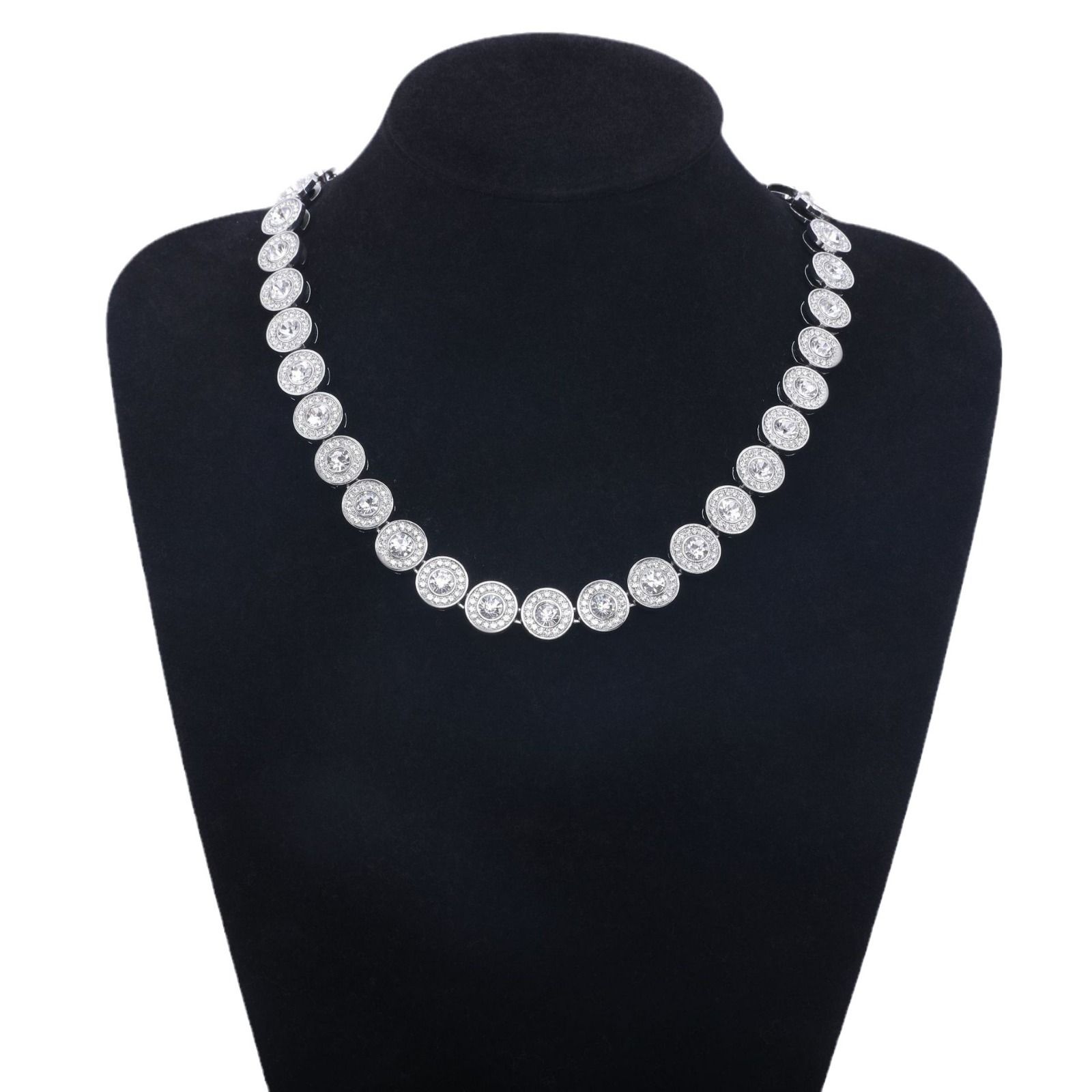 diamond designer necklace shiny tennis necklaces designer beaded chocker luxury necklace for women party jewelry classic trendy exquisite jewelle