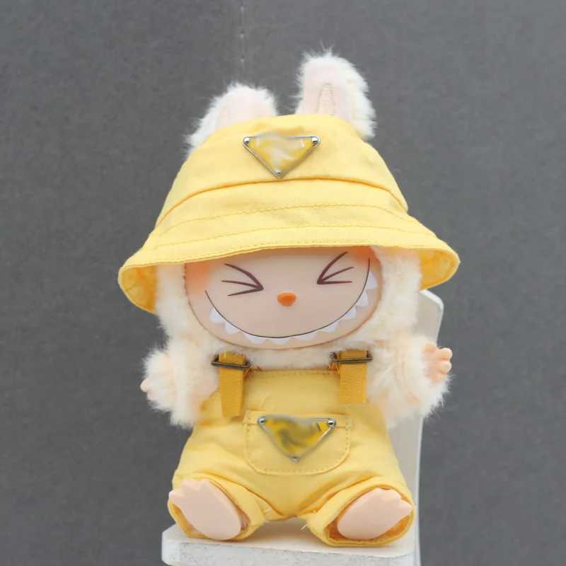 Doll Apparel Labubu-17cm doll image suitable clothes graffiti hooded sweatshirt wool sweater fishermans hat vest pants Christmas gift H250116-image-1042099751