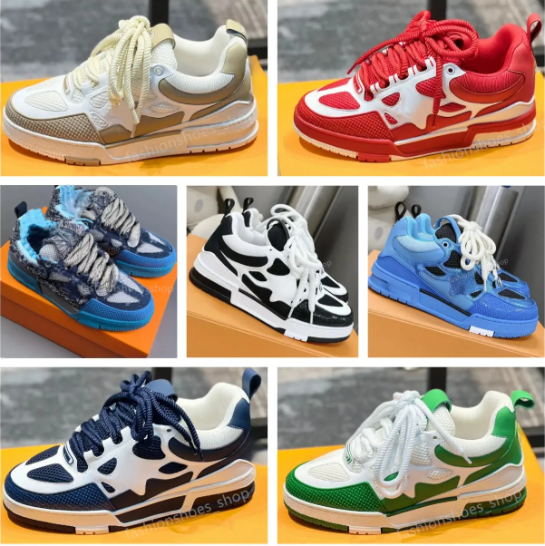 2025 trainers for Mens Womens designer shoes skate sneakers shoe Flow Runner Sneaker Soft Upper Honey Rubbers Wave Sole That Curves Around Virgil-image-941074302