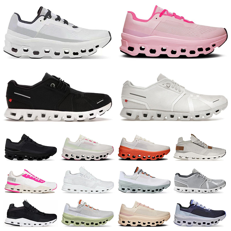 Chaussures de course pour homme baskets pour hommes tout noir blanc perlé rose respirant des femmes à hommes légers à manches légères courent des