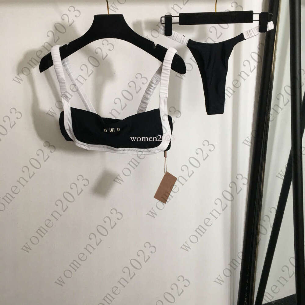 womens designer clothing Checker design bikini Sexy Lace Up Neck swimsuits Free shipping Size S-XL New arrival Mar22-image-852617203