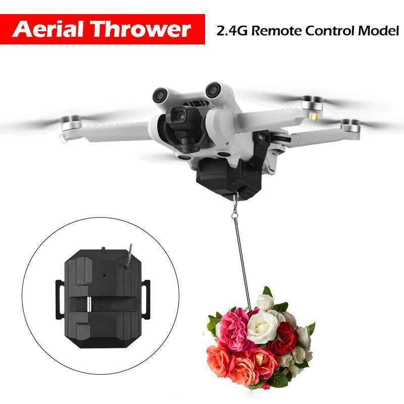 Drone Airdrop System for DJI Mini 4K/Mini 4 Pro/Air 3/Mini 3 Pro/Mavic 3/Mavic Pro Aerial Thrower Fishing Rescue Send Gift-image-1066423757