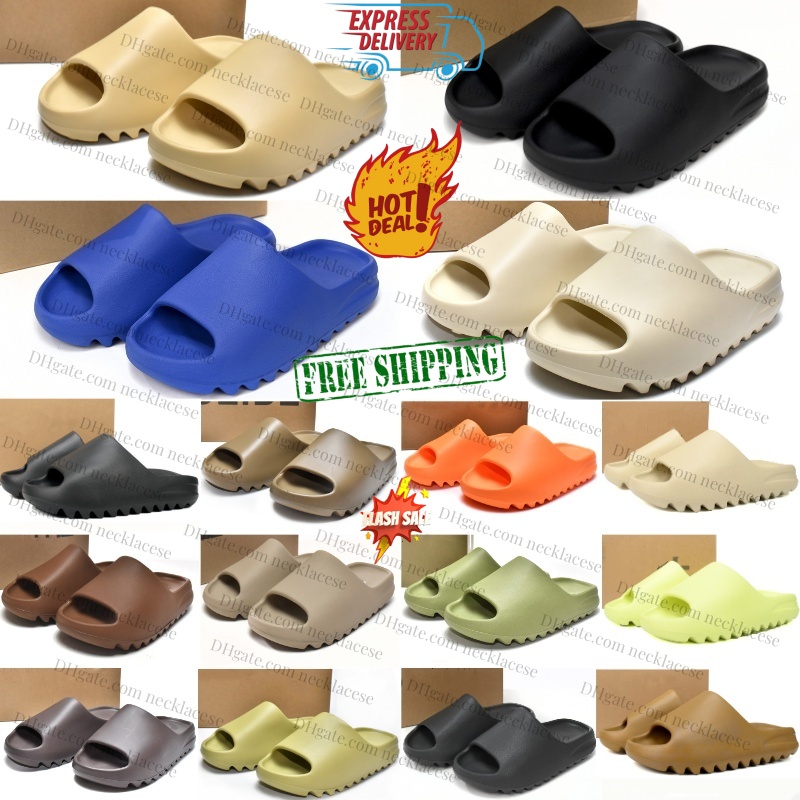 Slides Designer Onyx Bone Azure Enflame Orange Sand Resin Desert Green Glow Summer Soot Sliders Outdoor Non-slip House Bathroom Earth Brown Red G-image-846551312