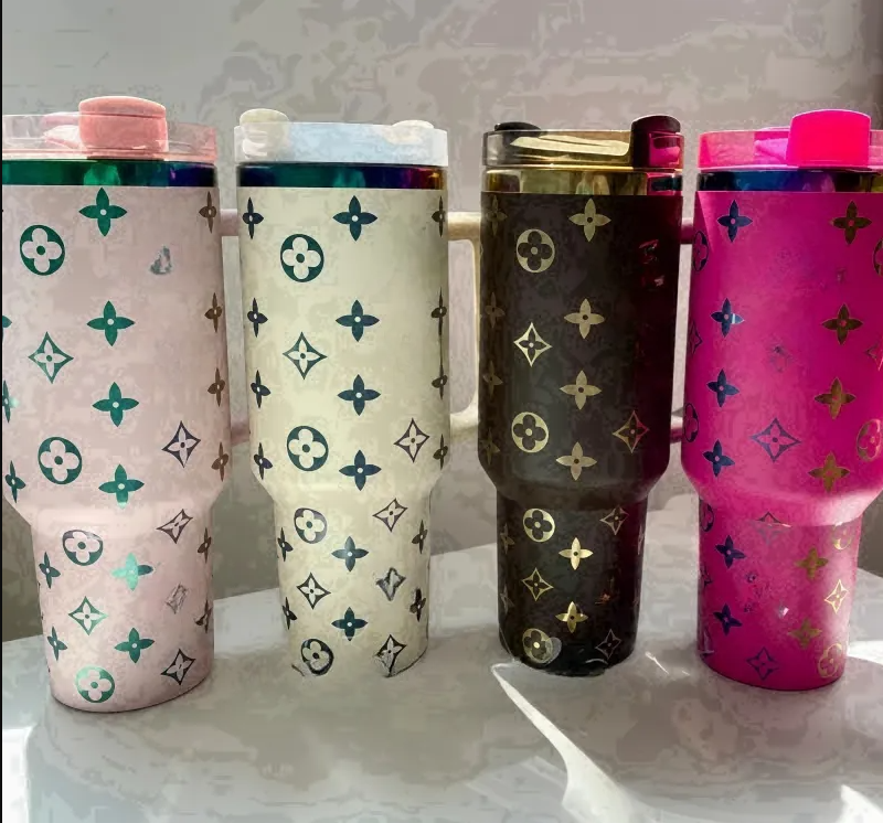 US Stock Designer 40oz Cup Tumbler With Handle Straw Car Cups With Lid Pre Sale For Easter Mothers Day Valentines Day Gift-image-726332114
