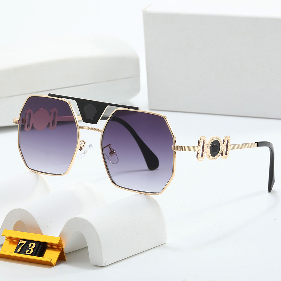 Lunettes de soleil de créateurs classiques pour hommes Bouclier de mode pour femmes verres de soleil voyager des lunettes anti-glare 5 couleurs d
