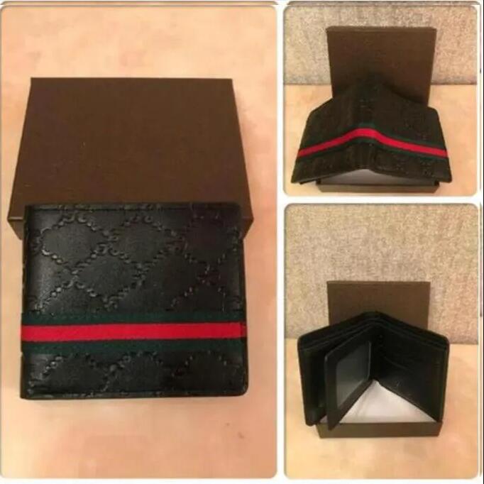 Top quality Designers Luxury Genuine Leather Wallets cardholder France Paris plaid style luxurys mens wallet designers women wallet Purse Crossbody