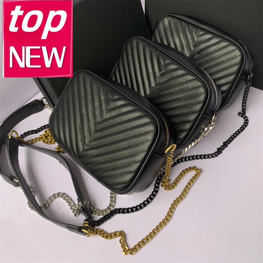 Designers Crossbody Bag Women Luxury Handbag Purse High Quality Black Fashion Genuine Leather Clutch Chain Lambskin Shoulder Cross Body Bag wallet