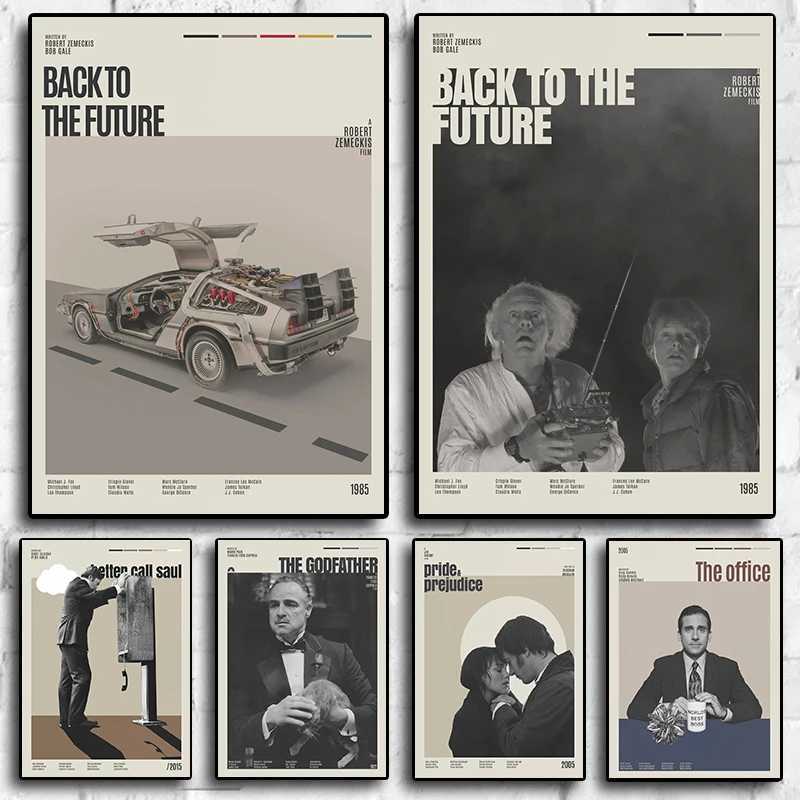 Movie Back to the Future better call in the 80s Retro Posters For Living Canvas Painting Ro Wall Art He Decor Picture Poster Y250122-image-1042826676