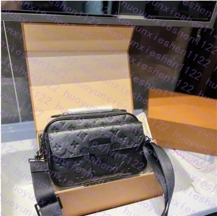Top Qualitys Genuine Leather designer bags 3pcs Detachable Trio black Messenger Bags Men Crossbody 3 in 1 Set women Shoulder Bag Handbags Purse W