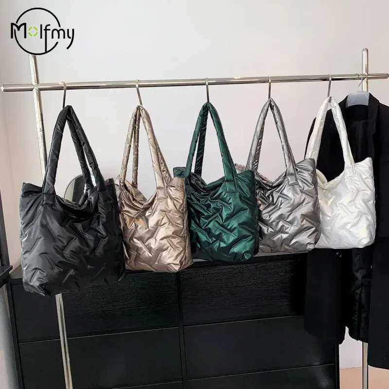 New Arrival Designer Luxury Bag Puffy Fashion Quilted Shoulder Handbag Padded Bags Versatile Down Big Capacity Tote Handbags Z250118