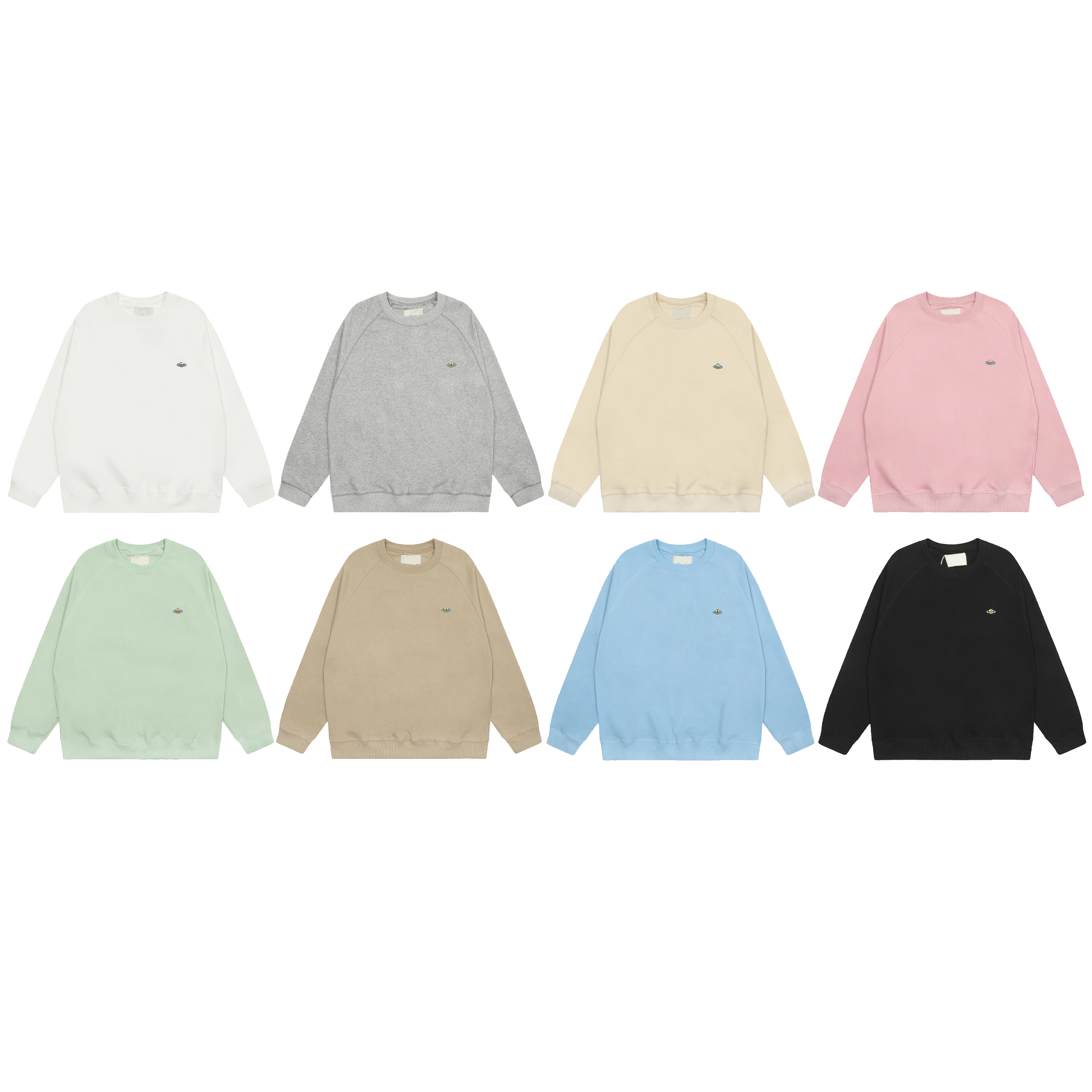 mens hoodies new earth star embroidered casual versatile round neck sweatshirt for autumn and winter couples, trendy hooded sweatshirt vivi