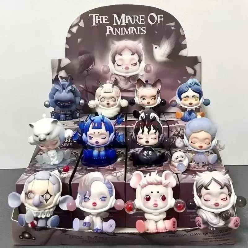 Hot Skullpanda The Mare Of Animals Series Blind Box Figures Toys Mystery Box Desktop Decoration Kaii Model Doll Ornaments Gift Y260615-image-1060098441