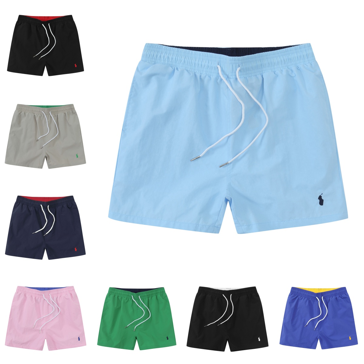 Men's Swimwear American Designer Mens Shorts Swim Short Outdoor Vacation Surfing Quick Drying Beach Short Men Shorts Swimwear M-3XL H250210-image-1044136102