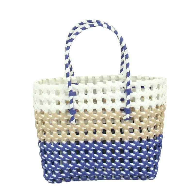 Arrival Skeleton Tote Woven Fashion Casual New Beach Vacation Out Shopping Handbag Shoulder Womens Bag Z250118