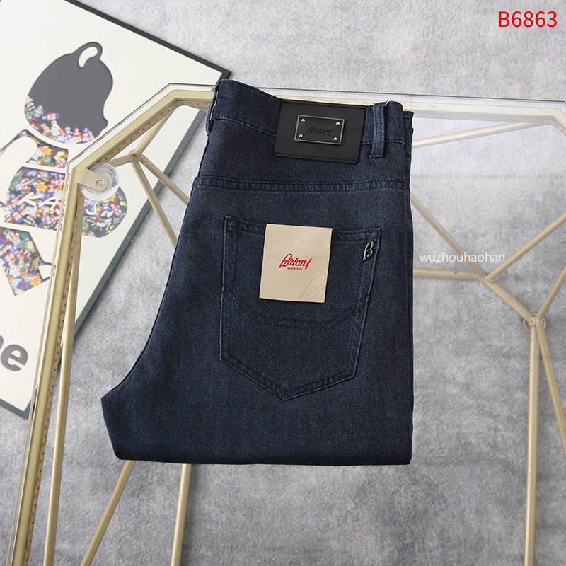 Designer Jeans Men Spring and Summer Business Casual Comfortable Breathable Pants BR1289
