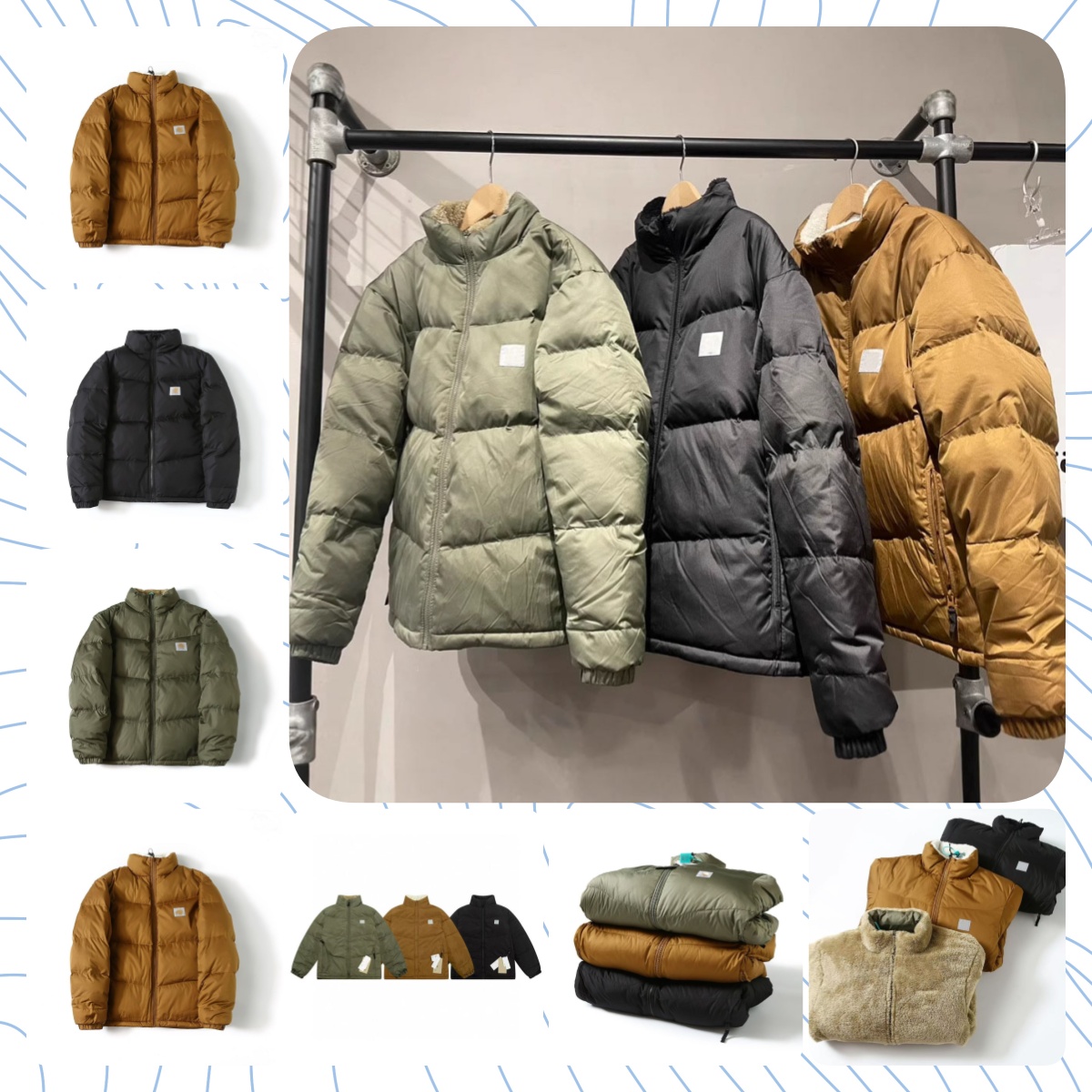 Men's designer jacket Winter warm and windproof down jacket Wear a jacket on both sides Women's luxury clothing brand Outdoor sports jacke