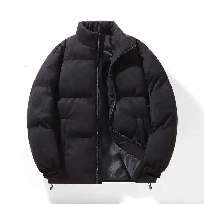 Designer Clothing 2025 Parkas Padding Male Padded Coats Zipper Men's Down Jacket Short Korean Style Clothing Winter Youthful Clothes Reviews Ma