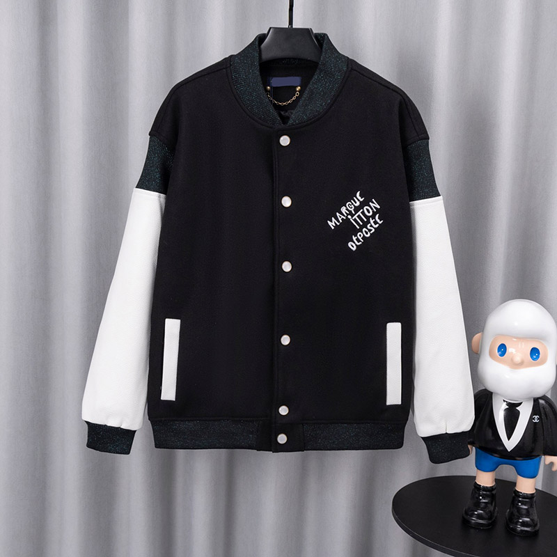 Men's plus size Outerwear Coats Jacket Leather Jacket hoodie hooded casual fashion color stripe printing top quality wild breathable 4g3h142