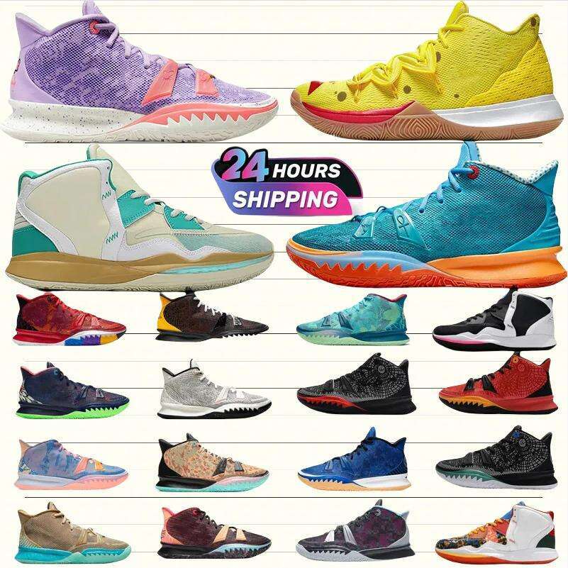 New 2025 Free shipping designer basketball shoes EP 5 7 mens womens Kyrie Daughters Square outdoor sneakers sports trainers size 40-46