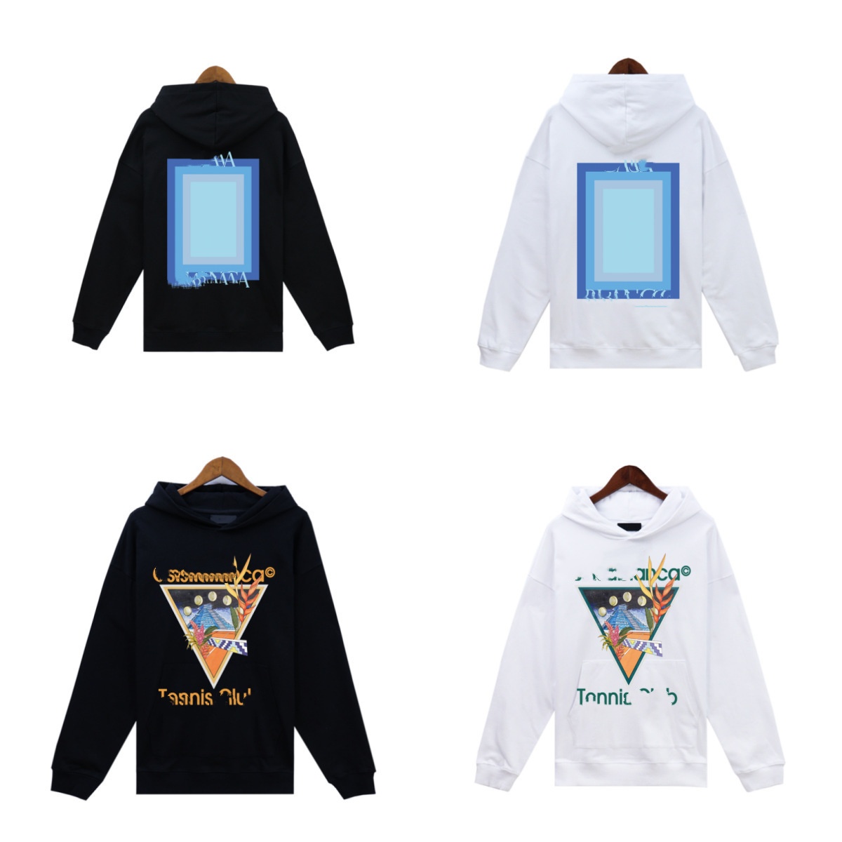 designer mens casablacn hoodie jacket fashion women hoodies sport fashion hooded pullover US size XS S M L XL round neck long sleeve clothes sweatsh
