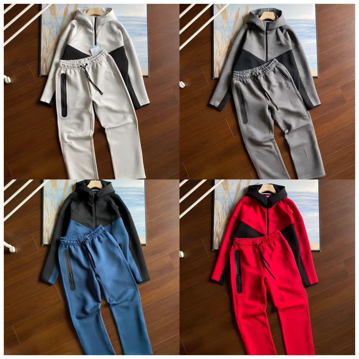 Designer tracksuits tech fleece men hoodie pant Spring and Autumn Leisure Sports Technology leisure sports hooded jacket casual pants jacket set col