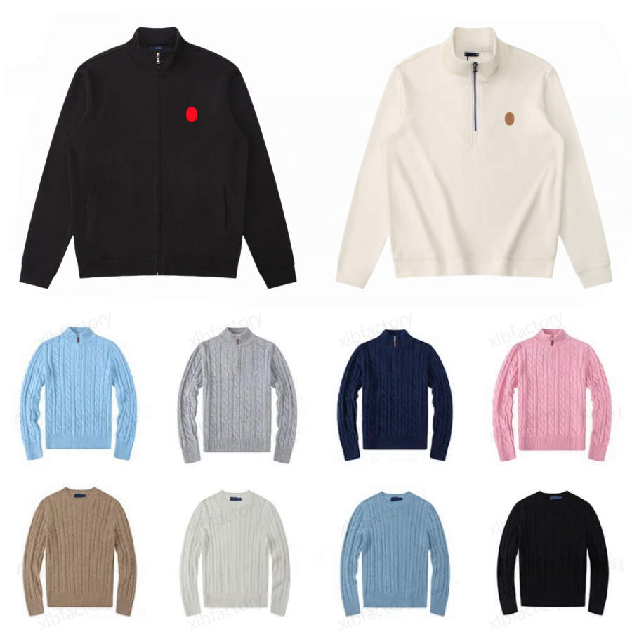 Polo Hoodie Mens Hoodies raph Designer Hoodies Men Clothing Polo Tracksuit Set Pullover Cotton Horse Long Sleeve Casual Zip Up Sweatshirt Sweatsuit