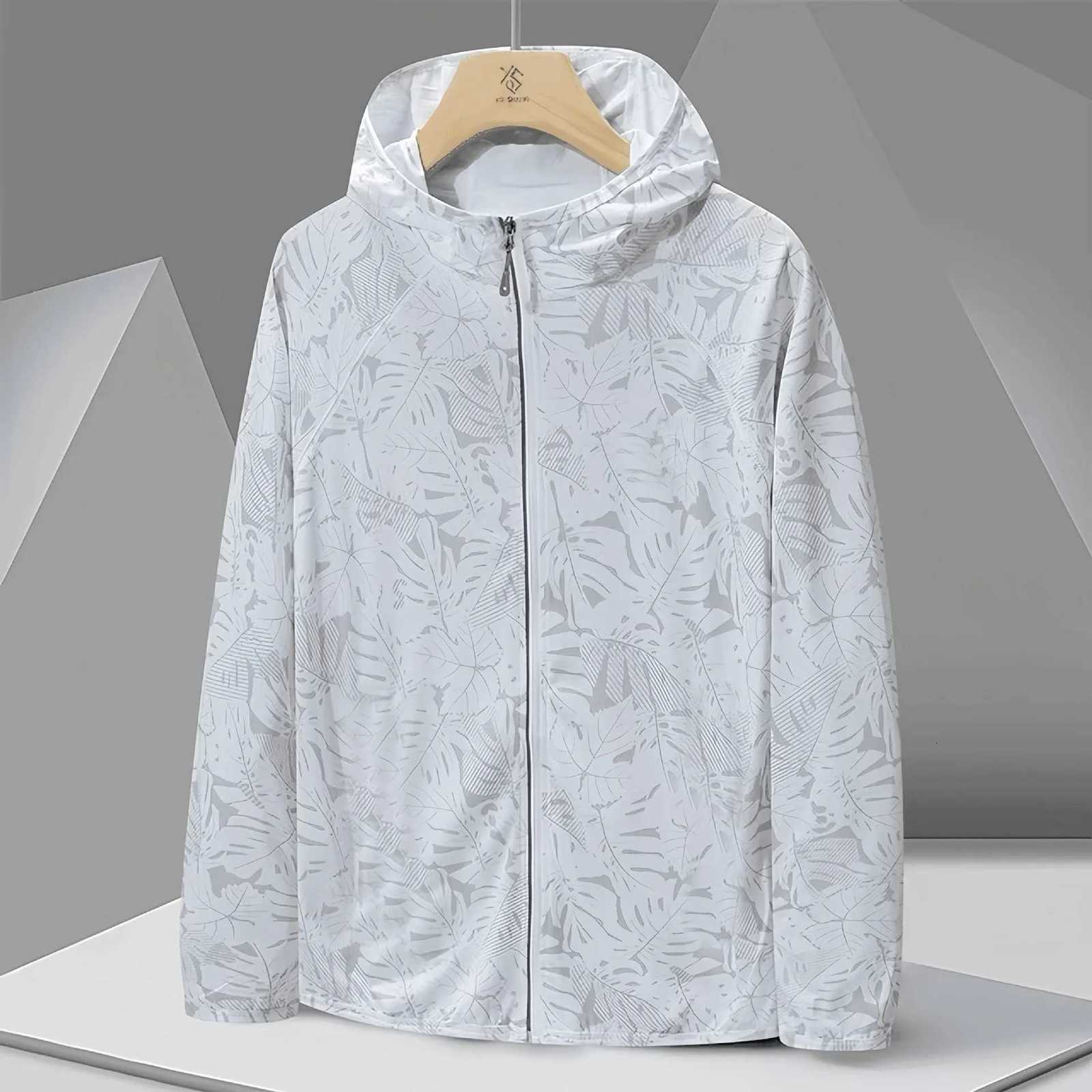 Spring Autumn Men Women Mesh Zipper Sun Protection Jacket Unisex Summer UV Protection Breathable Thin Hooded Coat XJ250801