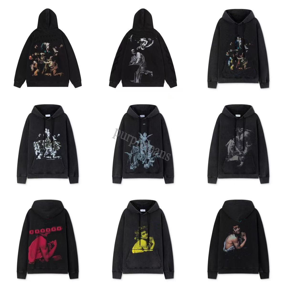 2025 Men's Clothing Sweatshirt OWS Hoodie Women's Pullover Top Autumn Designer Hoodies Sweatshirt mens Color White Grey Black Size S-XL