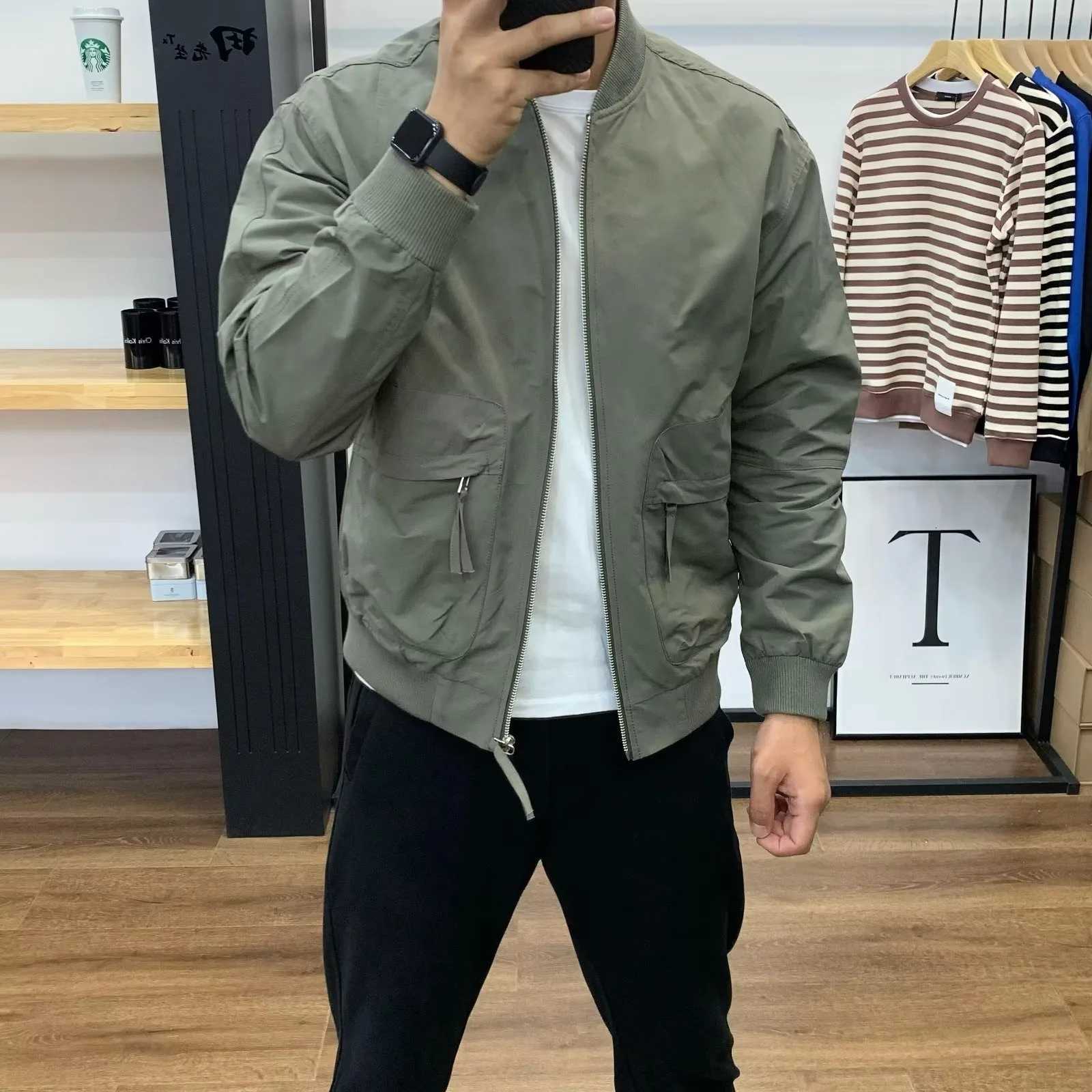 Spring and Autumn Men Clothing Coat Sales of Jackets for Men New in Jackets Man Mens Coats Campus Baseball Uniforms Mens Winter XJ250801