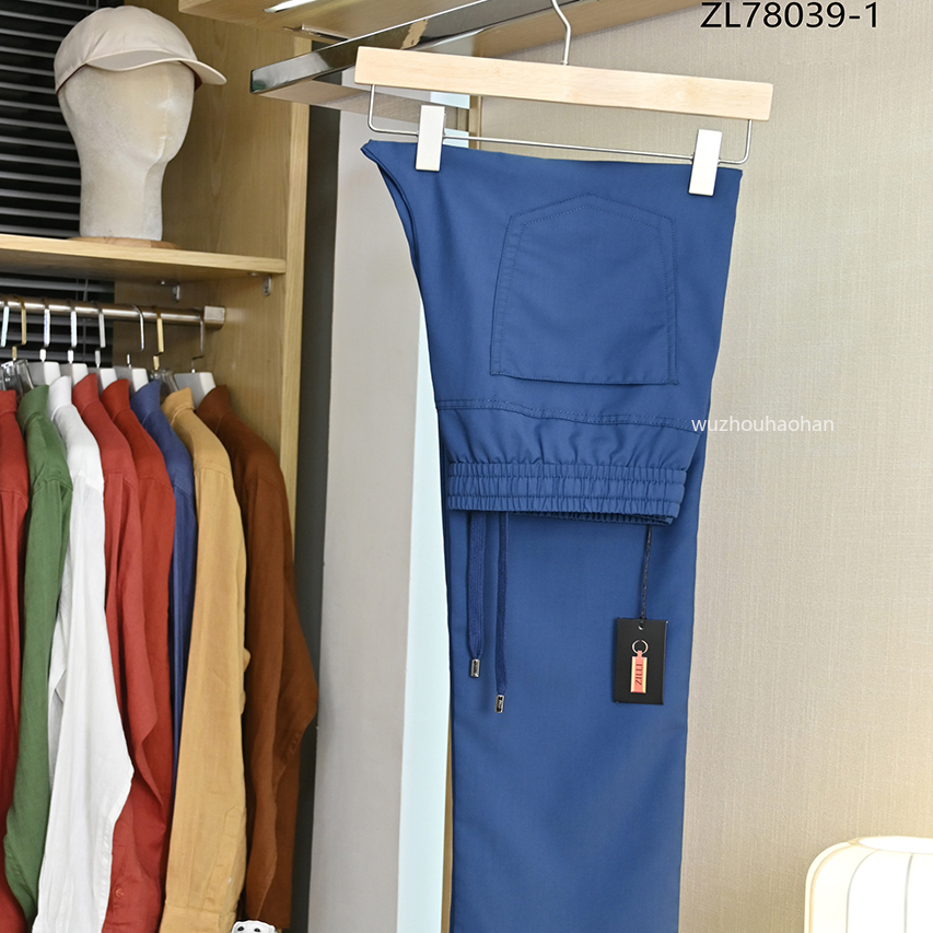 Designer Men Casual Pants zilli Thin Business Casual Straight Comfortable Pants in Spring and Summer Z1289