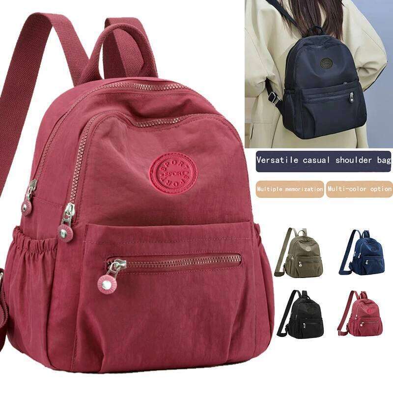 Women's Bags Designer Dual Shoulder Fashionable Oxford Cloth, Men's And Women's Bag, Nylon Fabric, Casual Shopping Backpack