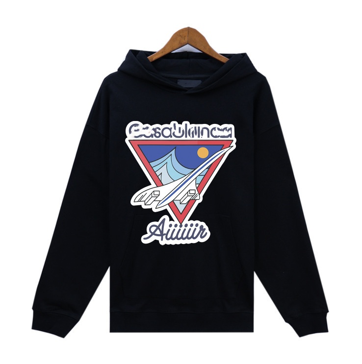 Casas Hoodie Designer Hoodie For Mens Cross Brand Letter Print Looped Round Casas Blancoes Hoodie Fashionable Popular Luxury Loose Warm Casablancame