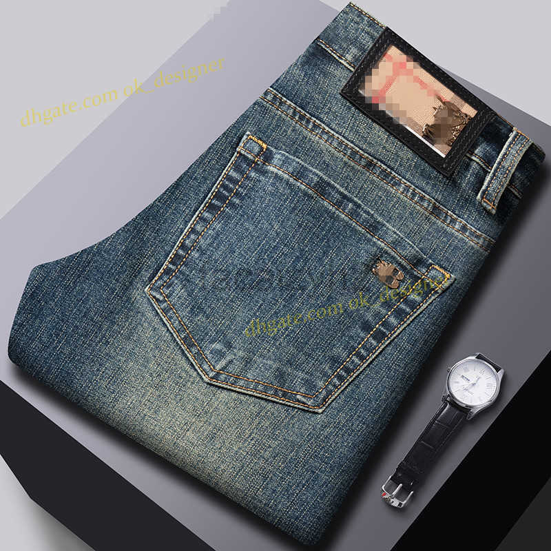 Men's Jeans designer Luxury jeans mens high-end European products slim small feet pants 2025ss new mens brands jean 29-40