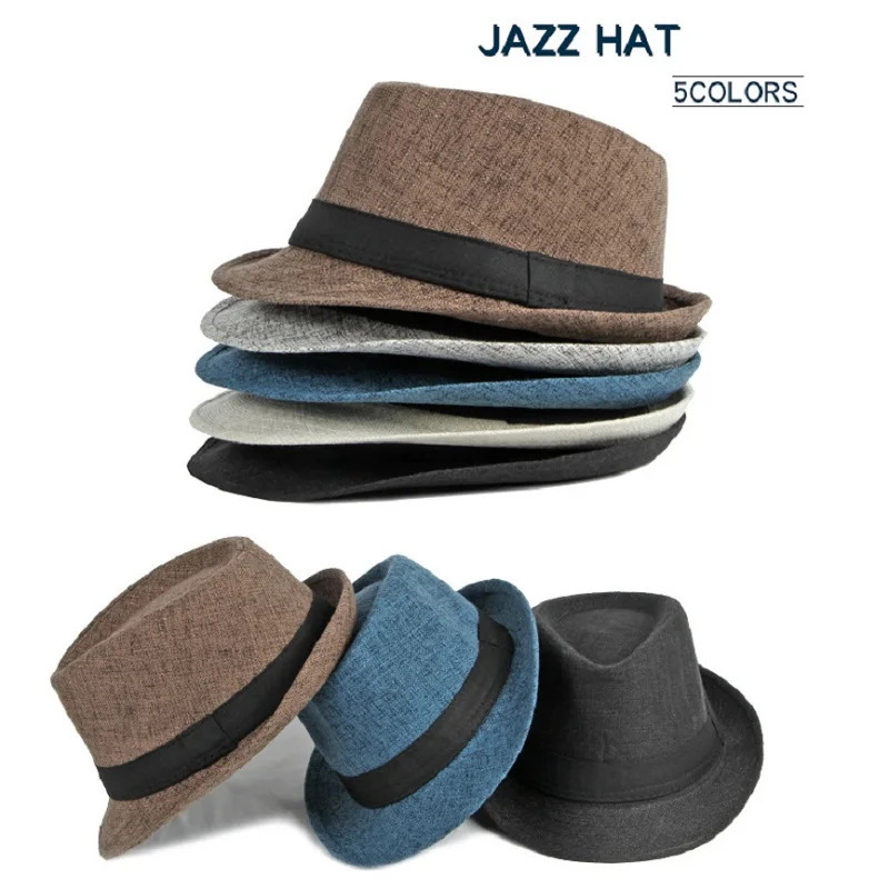 Men Summer Hats British Retro High Quality Jazz Hats Outdoor Leisure Sun Visor Beach Hat Women Panama Fedoras Summer Hat 250730