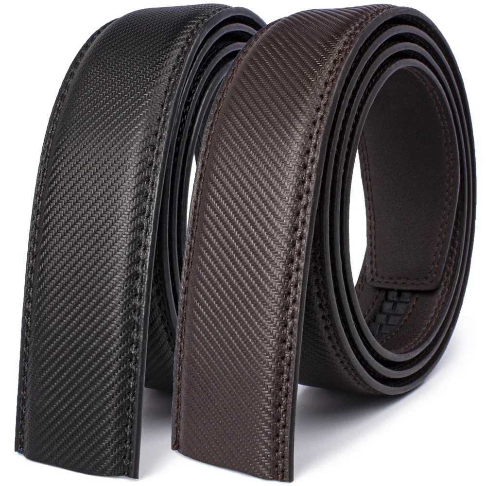 Genuine Leather Large Size Belt No Buckle for Automatic Buckle Belts Without Buckle for Men Women High Quality Mens Jeans Belt XJ250801