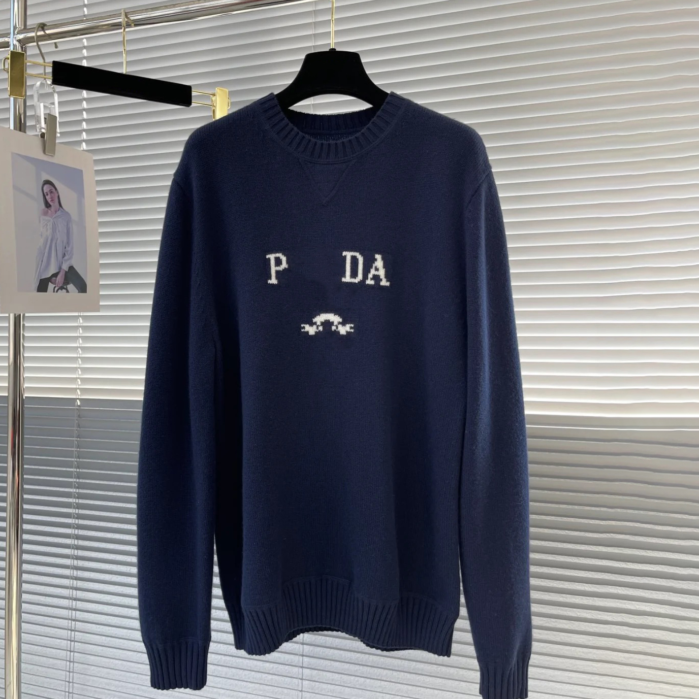 High quality men's sweater, fashionable jacquard letter knit sweater, designer pullover, autumn and winter casual street round neck long sleeve