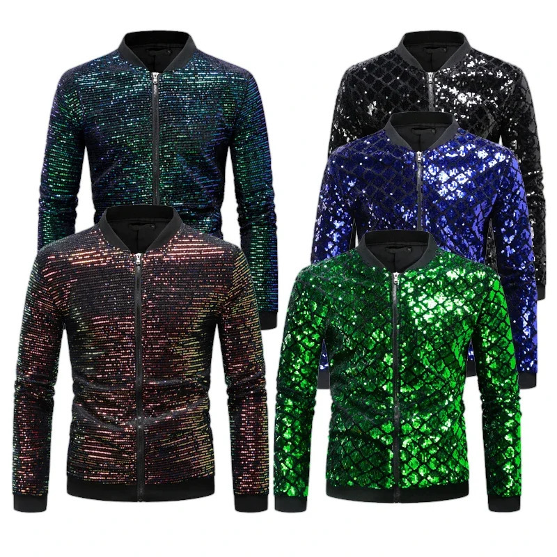 Fashion Plaid Vestes pour hommes polyvalents de grande taille de nuit de nuit de bonne taille Party Collide Collision Collision Blazer 250801