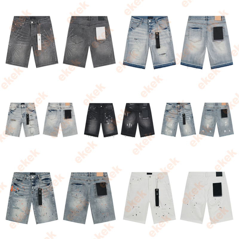 New Mens Jeans Designer Mens Shorts Jeans Mens Black Pants Fashion Mens Straight leg Jeans Black Casual Pants