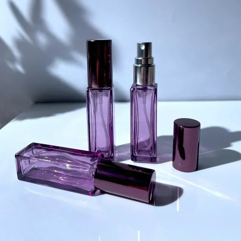 4PCS 10/20ml High Quality Perfume Spray Bottle Empty Glass Parfum Atomizer Travel Cosmetic Bottl Sample Vials Refillable Mini 250801